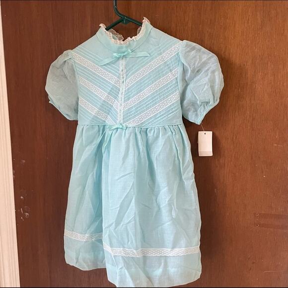 Deadstock new blue child’s dress - Picture 1 of 6